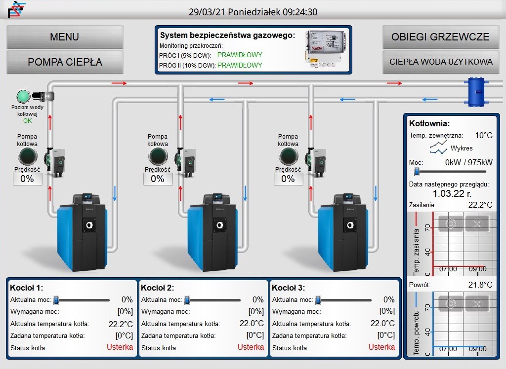 screenshot z systemu